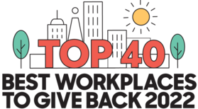 Top 40 Workplaces To Give Back